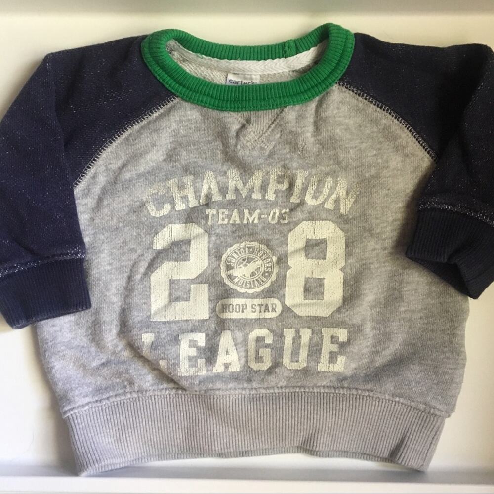 CARTER’S • Baby Boys Sports Champion League Sweatshirt Top
